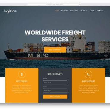 logistics-free-template